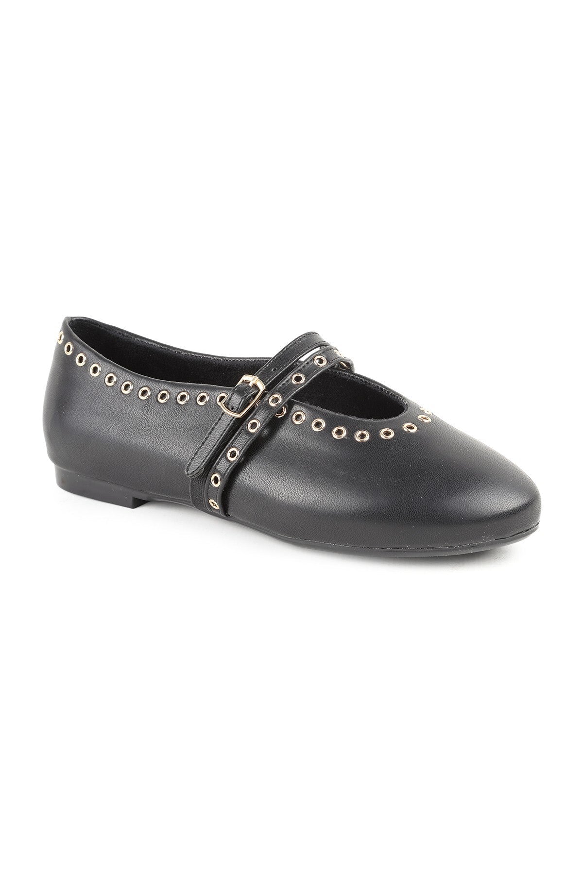 Women's Genuine Leather K1065 Casual Shoes with Buckle Detail and Tpu Sole - MALLTURK