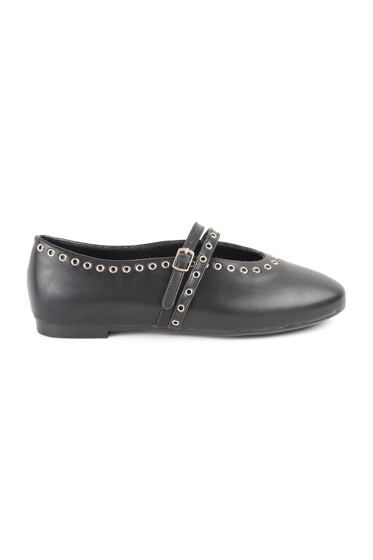 Women's Genuine Leather K1065 Casual Shoes with Buckle Detail and Tpu Sole - MALLTURK