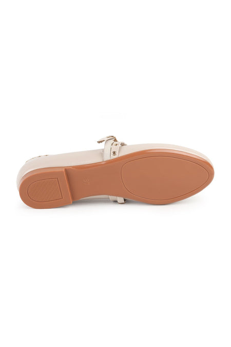 Women's Genuine Leather K1065 Patent Leather Casual Shoes with Buckle Detail and Tpu Sole - MALLTURK