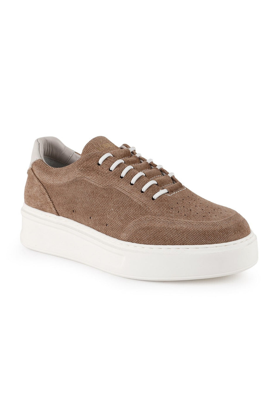 Women's Genuine Leather Lz5905 Eva Sole Printed Suede Casual Shoes - MALLTURK