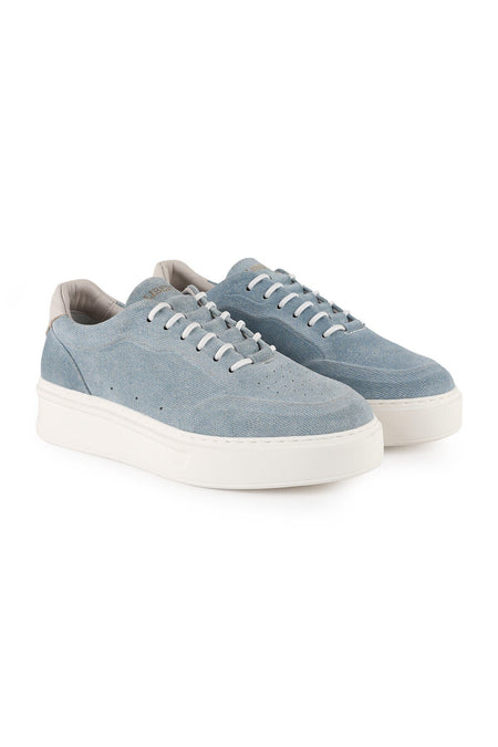 Women's Genuine Leather Lz5905 Eva Sole Printed Suede Casual Shoes - MALLTURK