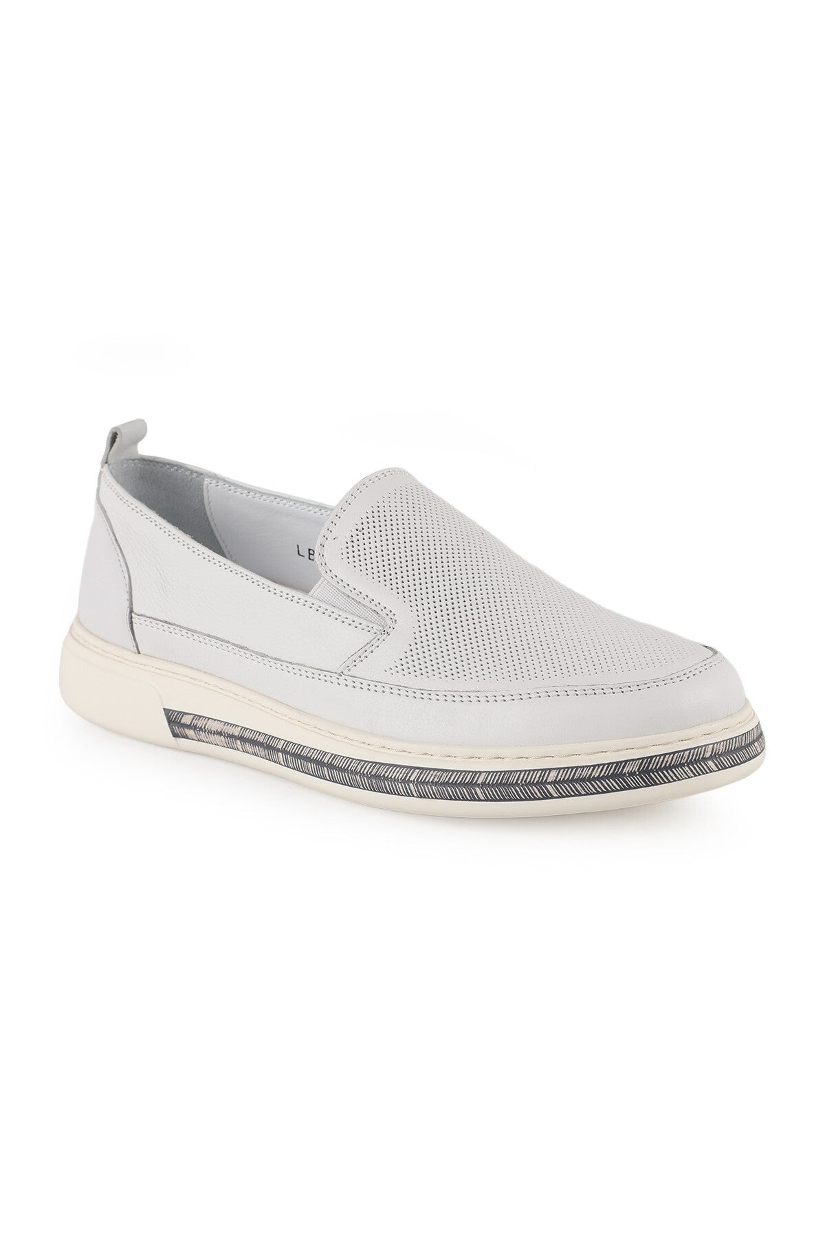 Women's Genuine Leather Slipon Shoes Breathable Structure Lightweight Eva Sole Daily Comfort Model Lz5902 - MALLTURK
