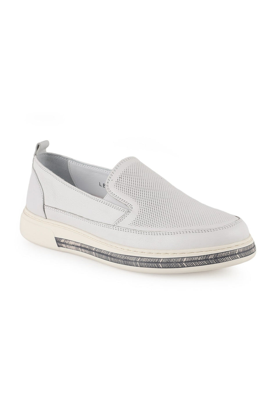 Women's Genuine Leather Slipon Shoes Breathable Structure Lightweight Eva Sole Daily Comfort Model Lz5902 - MALLTURK