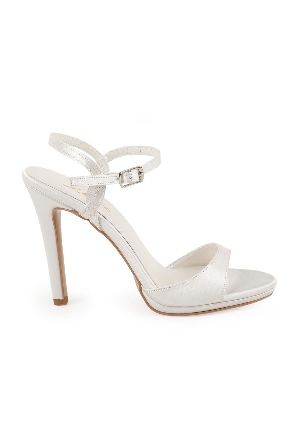 Women's Heeled Sandals Single Strap Satin Thin High Heels Wedding Dress and Evening Shoes L067.508 - MALLTURK