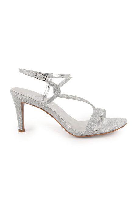 Women's Heeled Sandals Thin Heel Cross Strap Wedding Dress and Evening Shoes L072.3004 - MALLTURK