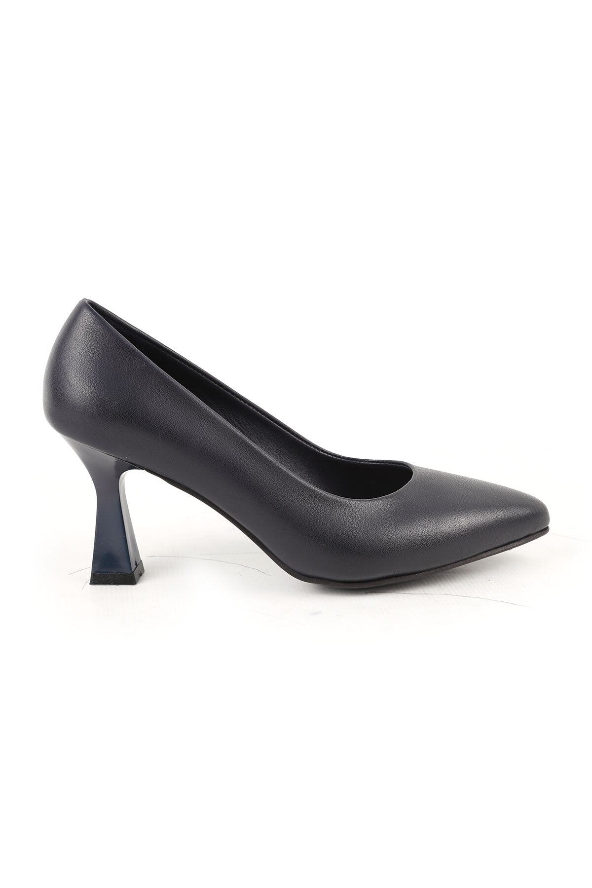 Women's High Heel Shoes Genuine Leather Pointed Toe Medium Goblet Heel Office Evening Dress Stiletto L068.780 - MALLTURK