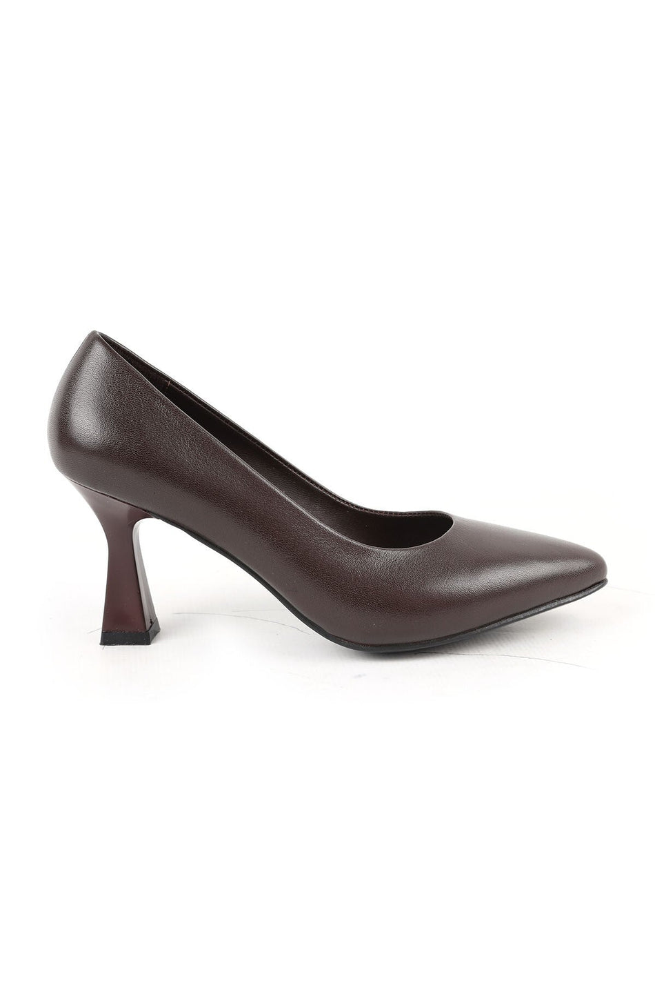 Women's High Heel Shoes Genuine Leather Pointed Toe Medium Goblet Heel Office Evening Dress Stiletto L068.780 - MALLTURK