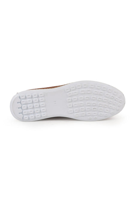 Women's Loafer Laser Cut Slip-On Orthopedic Poly Sole Comfort Mother's Shoes L10.2231 - MALLTURK