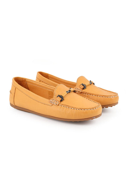 Women's Loafer Shoes Antique Look Metal Buckle Moccasin Stitched Flexible Thermo Sole Daily Wear 81.25701 - MALLTURK