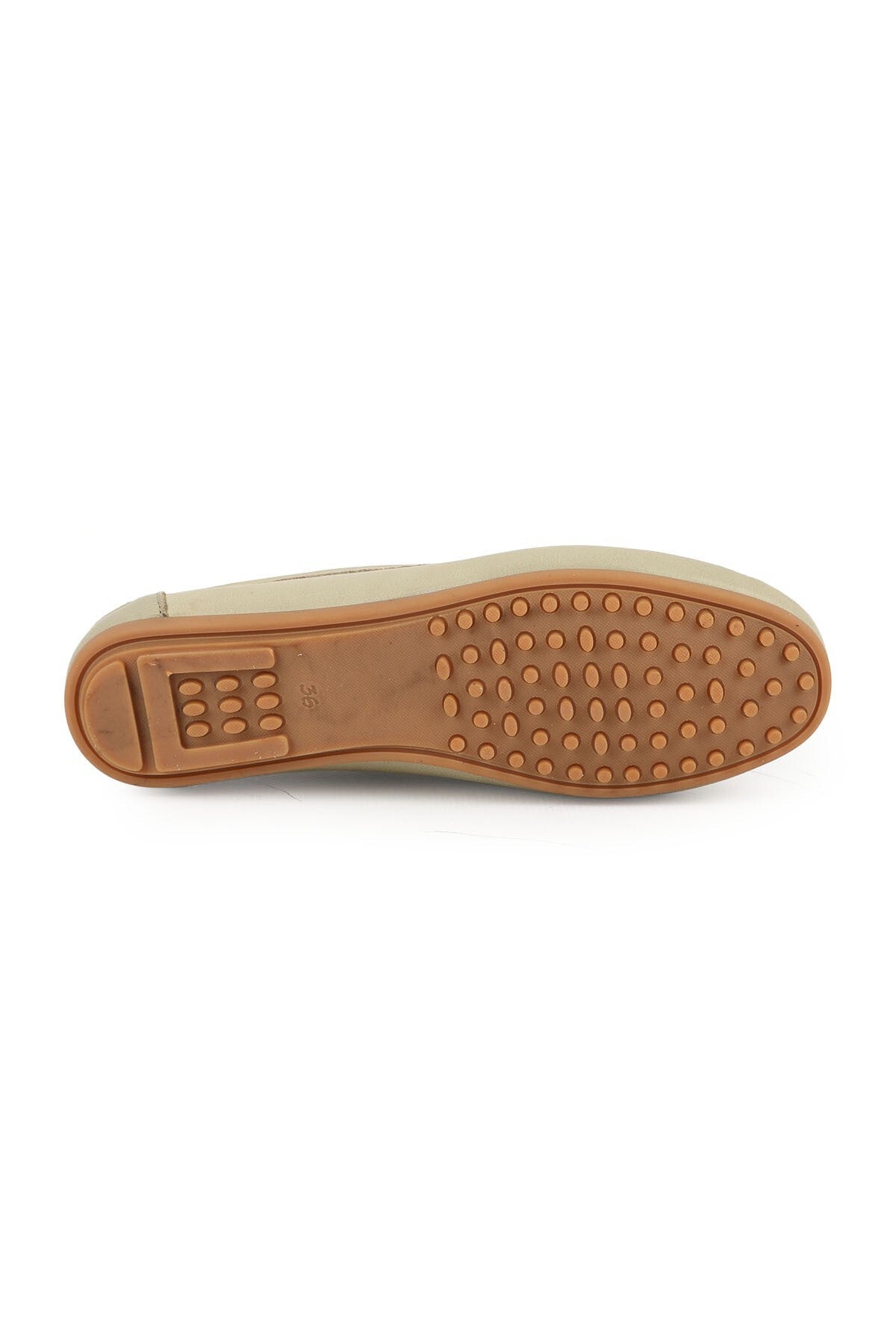 Women's Loafer Shoes Antique Look Metal Buckle Moccasin Stitched Flexible Thermo Sole Daily Wear 81.25701 - MALLTURK