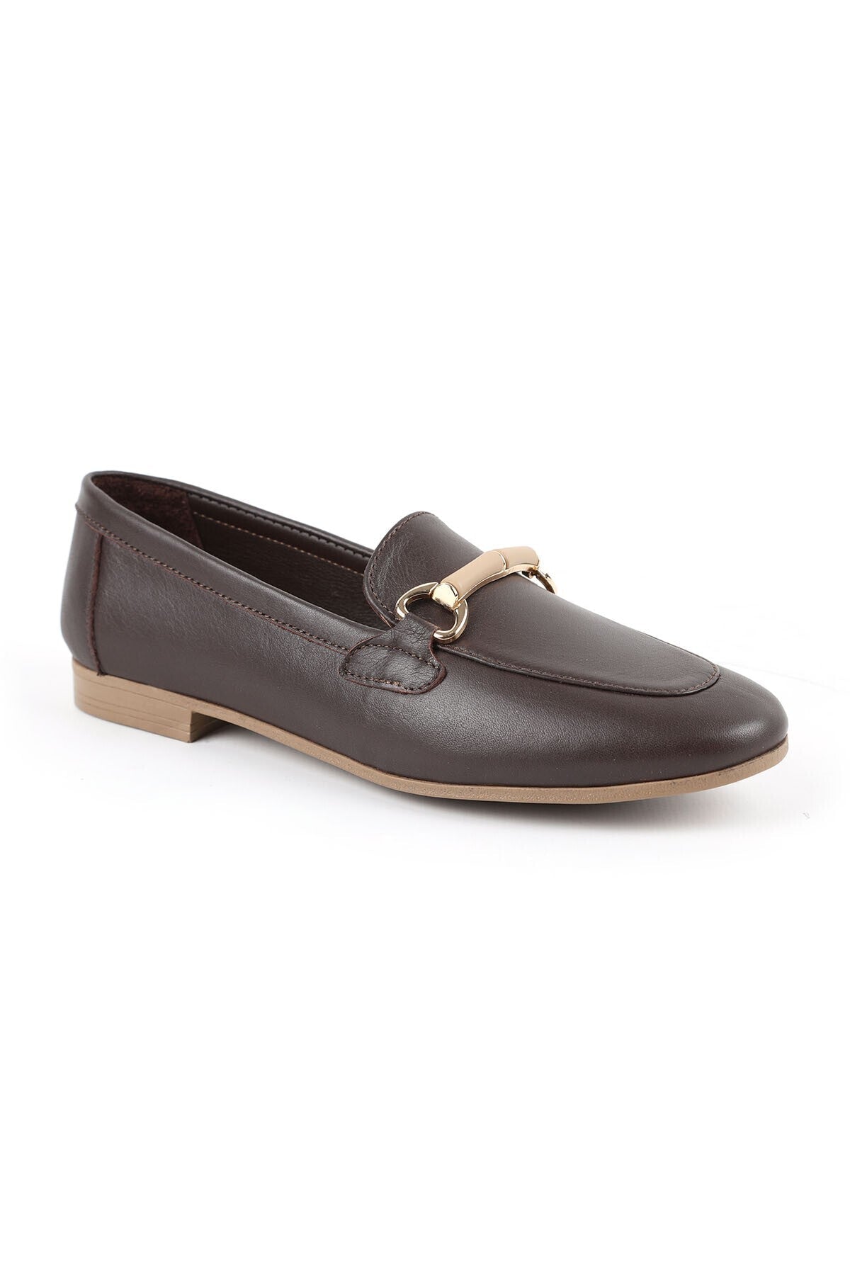 Women's Loafer Shoes Classic Metal Buckle Stylish Office Daily Comfortable Flat Sole L081.24217 - MALLTURK