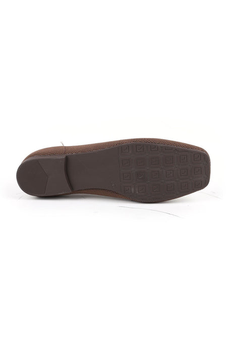 Women's Loafer Shoes Flexible Knitwear Fabric Buckle Closed Toe Stylish Comfortable Tpu Sole L085.K4002 - MALLTURK