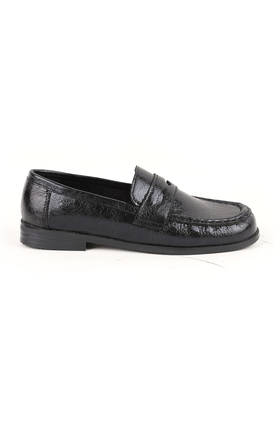 Women's Loafer Shoes Shiny Crocodile Patterned Classic Stylish Office Daily Comfortable Tpu Sole L085.K010 - MALLTURK