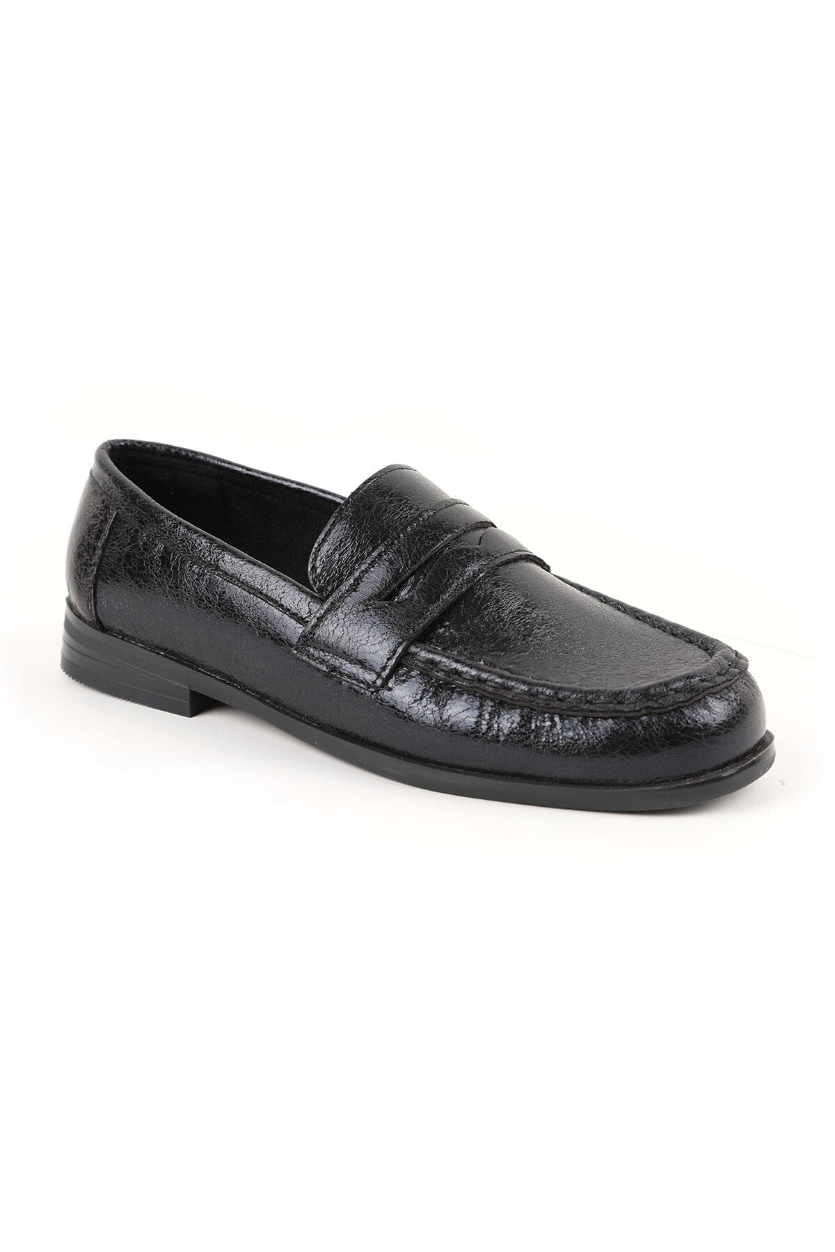 Women's Loafer Shoes Shiny Crocodile Patterned Classic Stylish Office Daily Comfortable Tpu Sole L085.K010 - MALLTURK