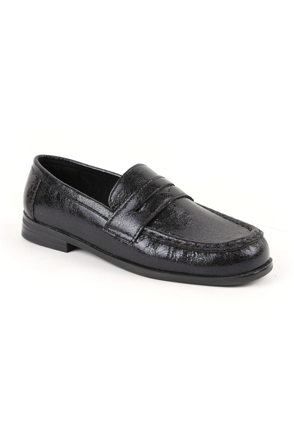 Women's Loafer Shoes Shiny Crocodile Patterned Classic Stylish Office Daily Comfortable Tpu Sole L085.K010 - MALLTURK