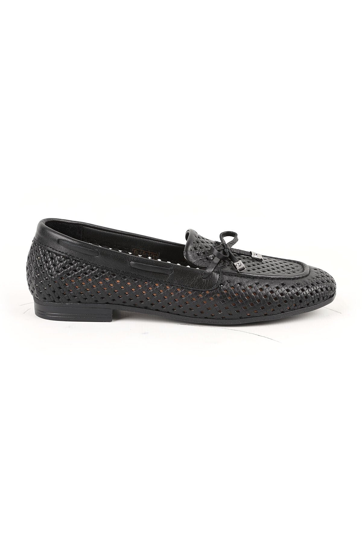 Women's Loafer Shoes Summer Laser Cut Mesh Patterned Bowknot Flexible Thermo Sole Daily L081.25218 - MALLTURK