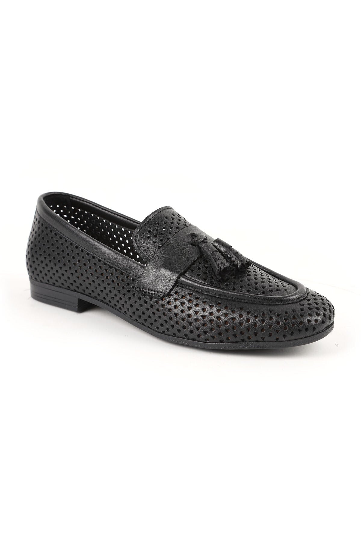 Women's Loafer Shoes Summer Laser Cut Mesh Patterned Tasseled Flexible Thermo Sole Daily L081.25204 - MALLTURK