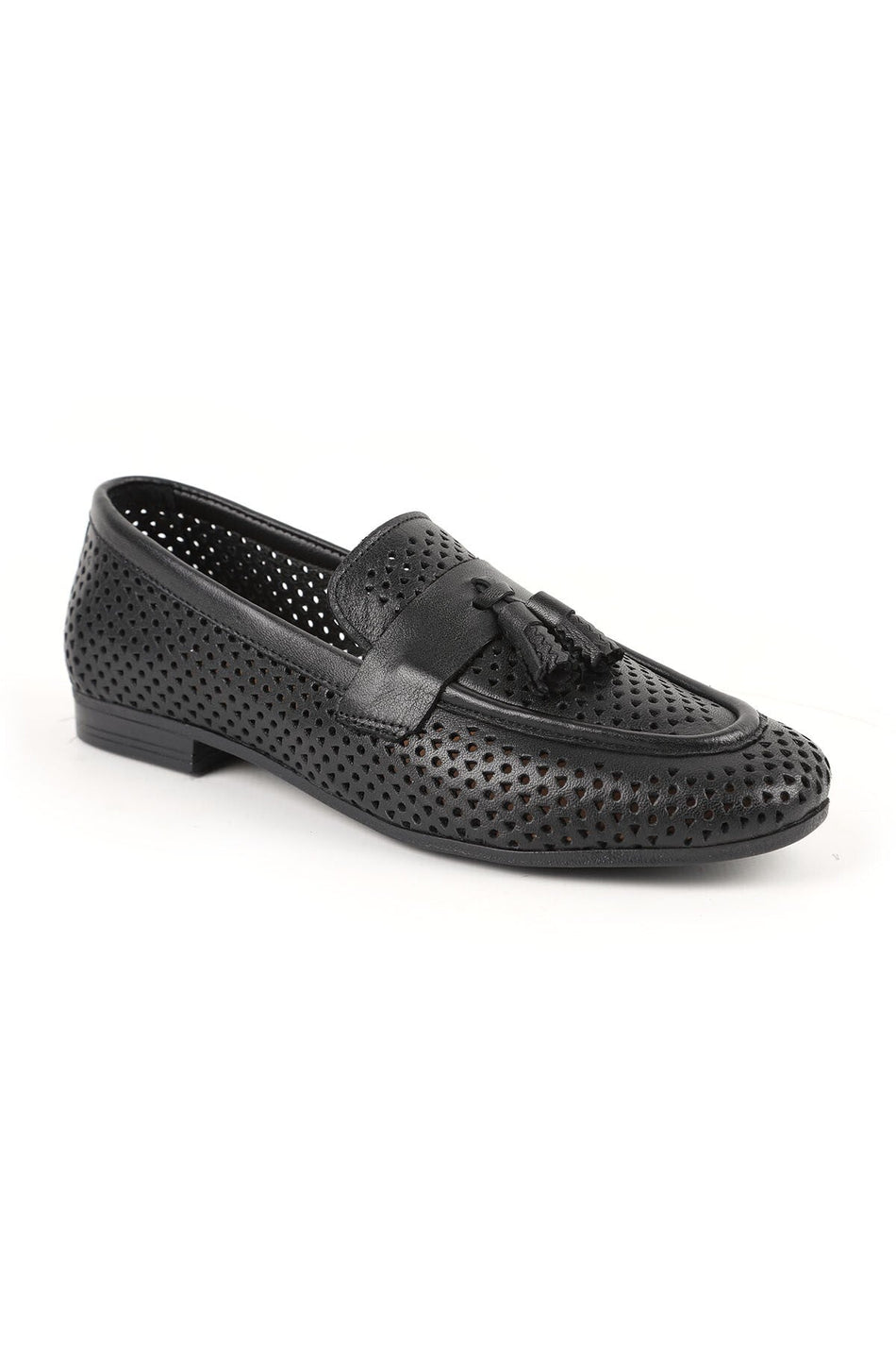 Women's Loafer Shoes Summer Laser Cut Mesh Patterned Tasseled Flexible Thermo Sole Daily L081.25204 - MALLTURK