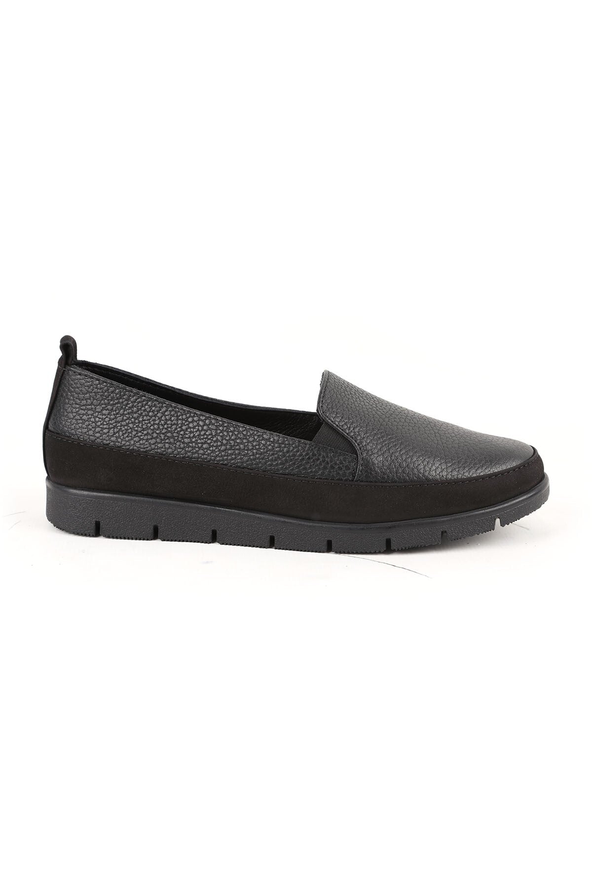 Women's Loafer Shoes Thick Sole Nubuck Slip-On Mother's Shoes L076.2274 - MALLTURK