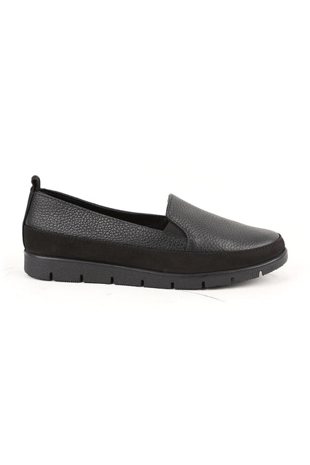 Women's Loafer Shoes Thick Sole Nubuck Slip-On Mother's Shoes L076.2274 - MALLTURK