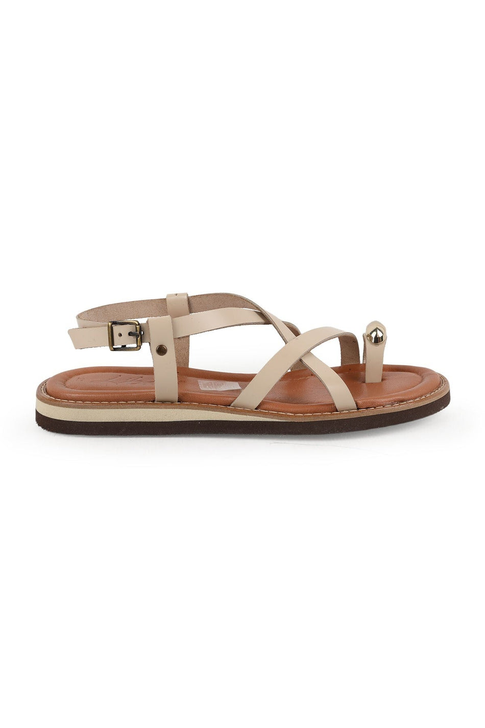 Women's Sandals Daily Comfortable Flip-Flops with Accessories Thin Cross Straps Lightweight Eva Sole L024.260324 - MALLTURK