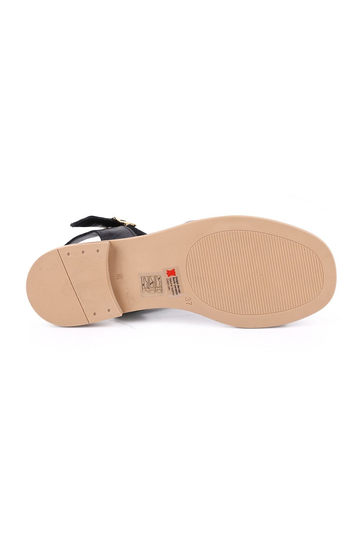 Women's Sandals Thin Cross Straps Ankle Buckle Thermo Sole Casual Antique Leather L060.131 - MALLTURK