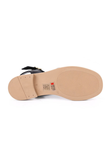 Women's Sandals Thin Cross Straps Ankle Buckle Thermo Sole Casual Antique Leather L060.131 - MALLTURK