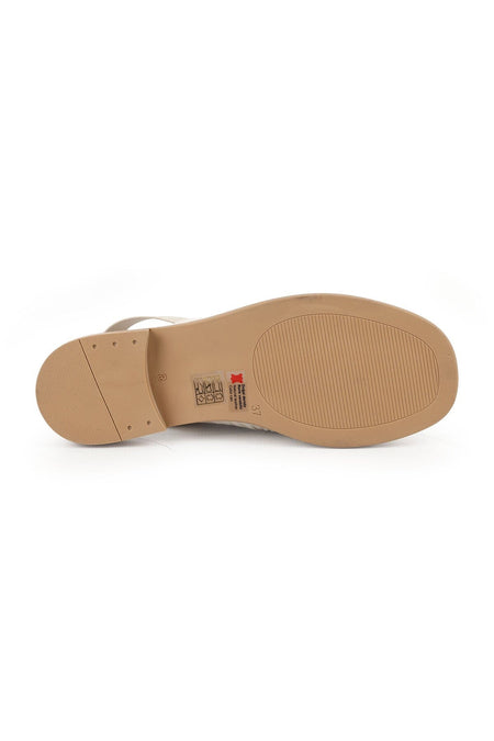 Women's Sandals with Drawstring Straps and Elastic Back, Thermo Sole, Daily Antique Leather L060.135 - MALLTURK