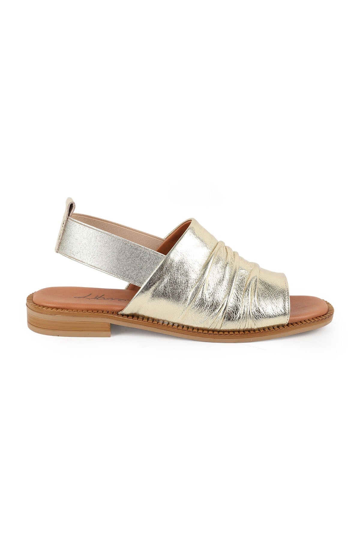 Women's Sandals with Glittery Drawstrings and Elastic Back Thermo Sole L060.135 - MALLTURK