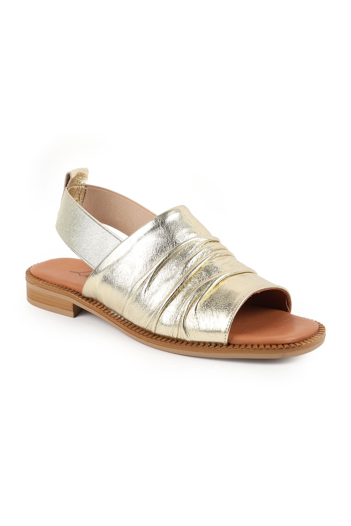 Women's Sandals with Glittery Drawstrings and Elastic Back Thermo Sole L060.135 - MALLTURK