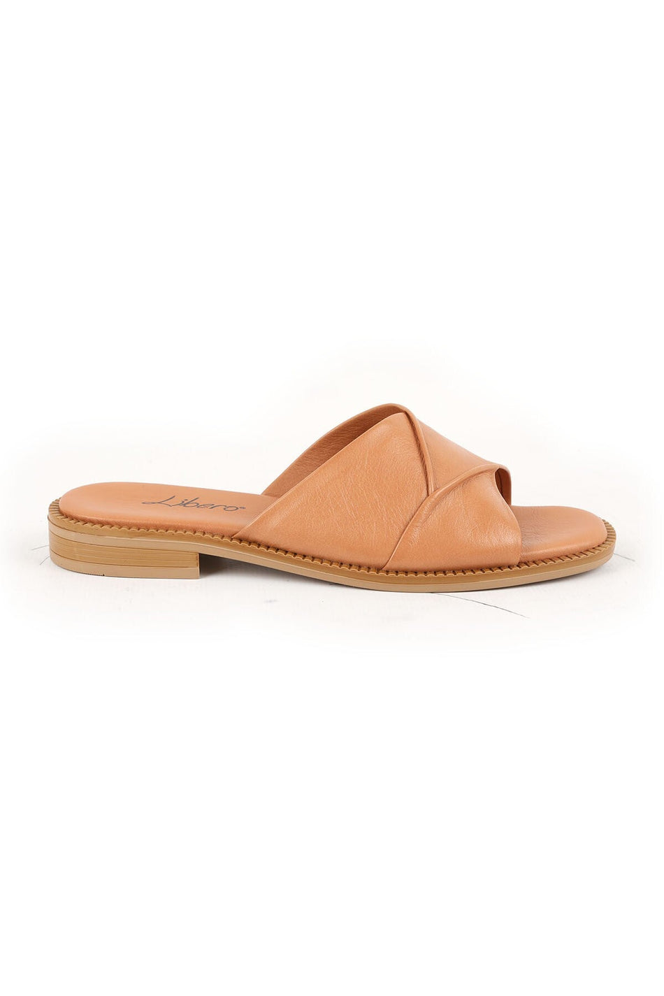 Women's Slippers Daily Genuine Leather Cross-Strapped Anatomical Flat Sole Mother's Shoes L060.134 - MALLTURK