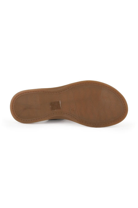 Women's Slippers, Flip-Flops, Stoned Buckle, Suede Mother's Shoes, Wide Fit L082.26656 - MALLTURK