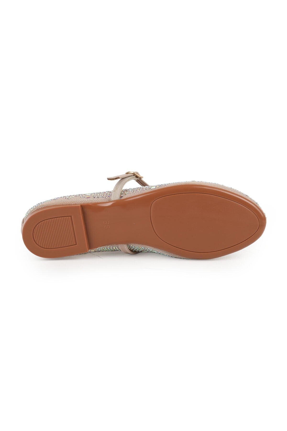 Women's Stoned Babet Banded Stylish Evening Dress Flexible Comfortable Tpu Sole Casual Shoes L085.K1065 - MALLTURK