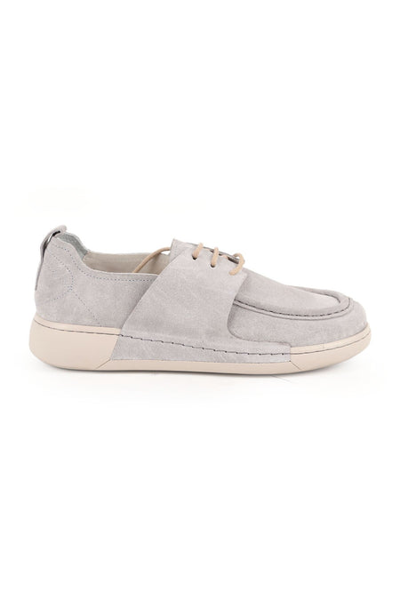 Women's Suede Casual Shoes Moccasin Stitched Natural Rubber Sole Flexible Comfortable Lace-Up Lz5807 - MALLTURK
