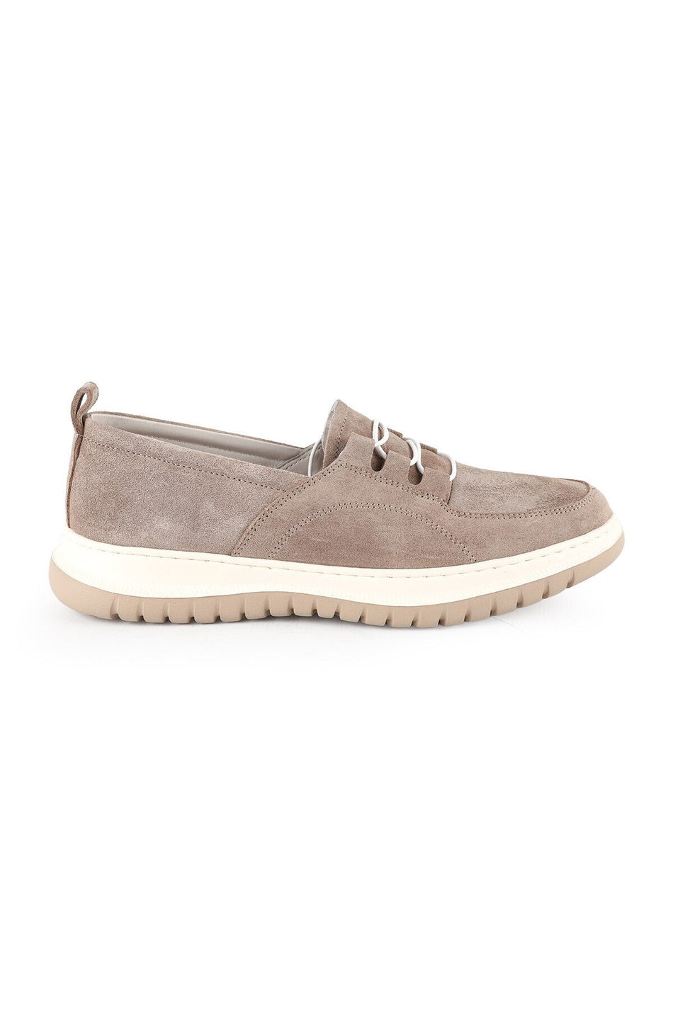 Women's Suede Leather Casual Shoes Lightweight Eva Sole Lace-Up Comfort Casual Model Lz5908 - MALLTURK