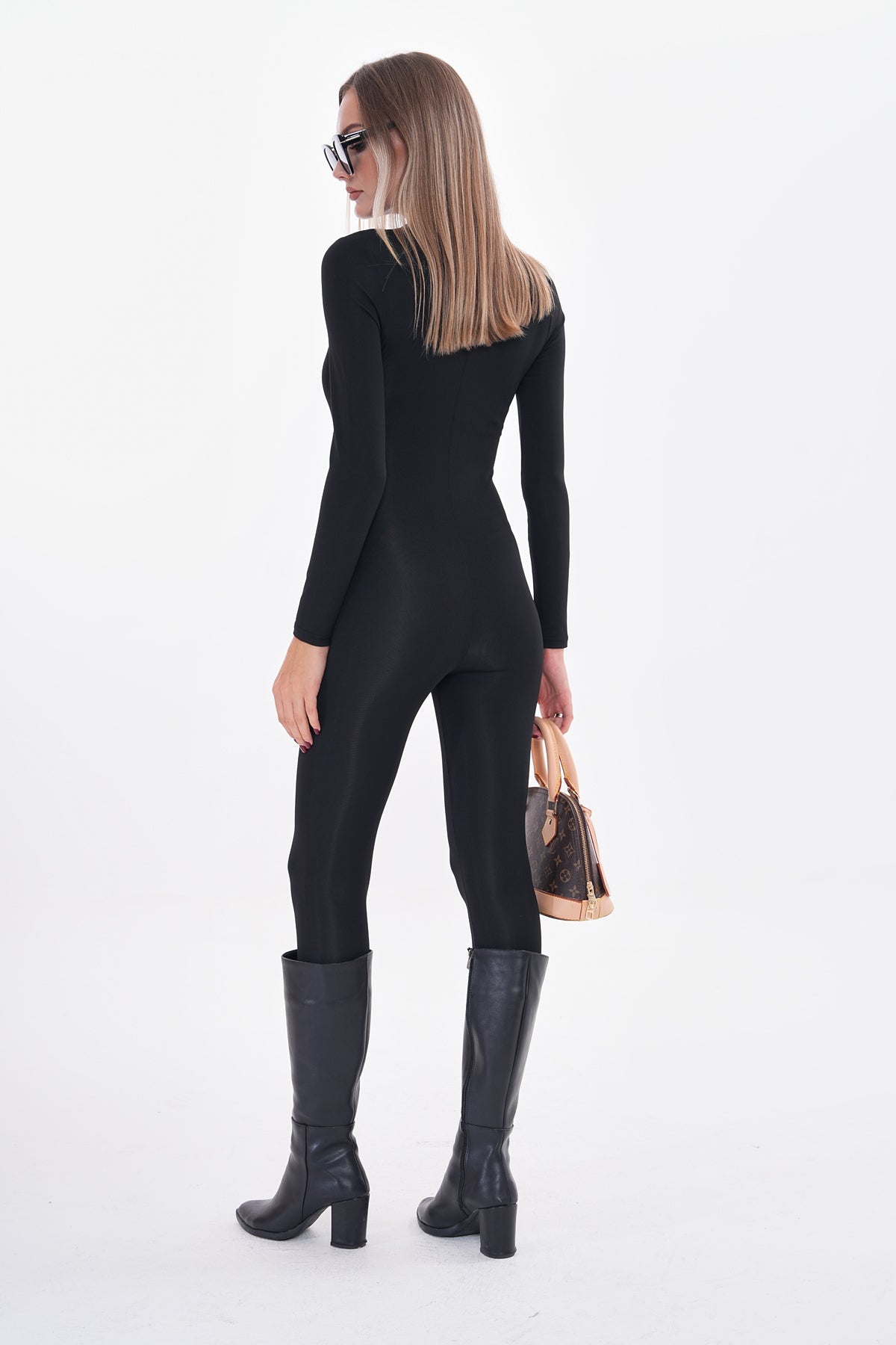 Women's Zippered Body Jumpsuit Casual / Casual Wear / Sports Fit Reissue - MALLTURK
