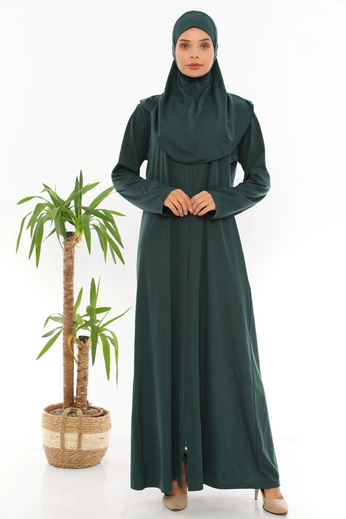 Zippered One Piece Prayer Dress - MALLTURK