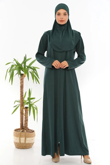 Zippered One Piece Prayer Dress - MALLTURK