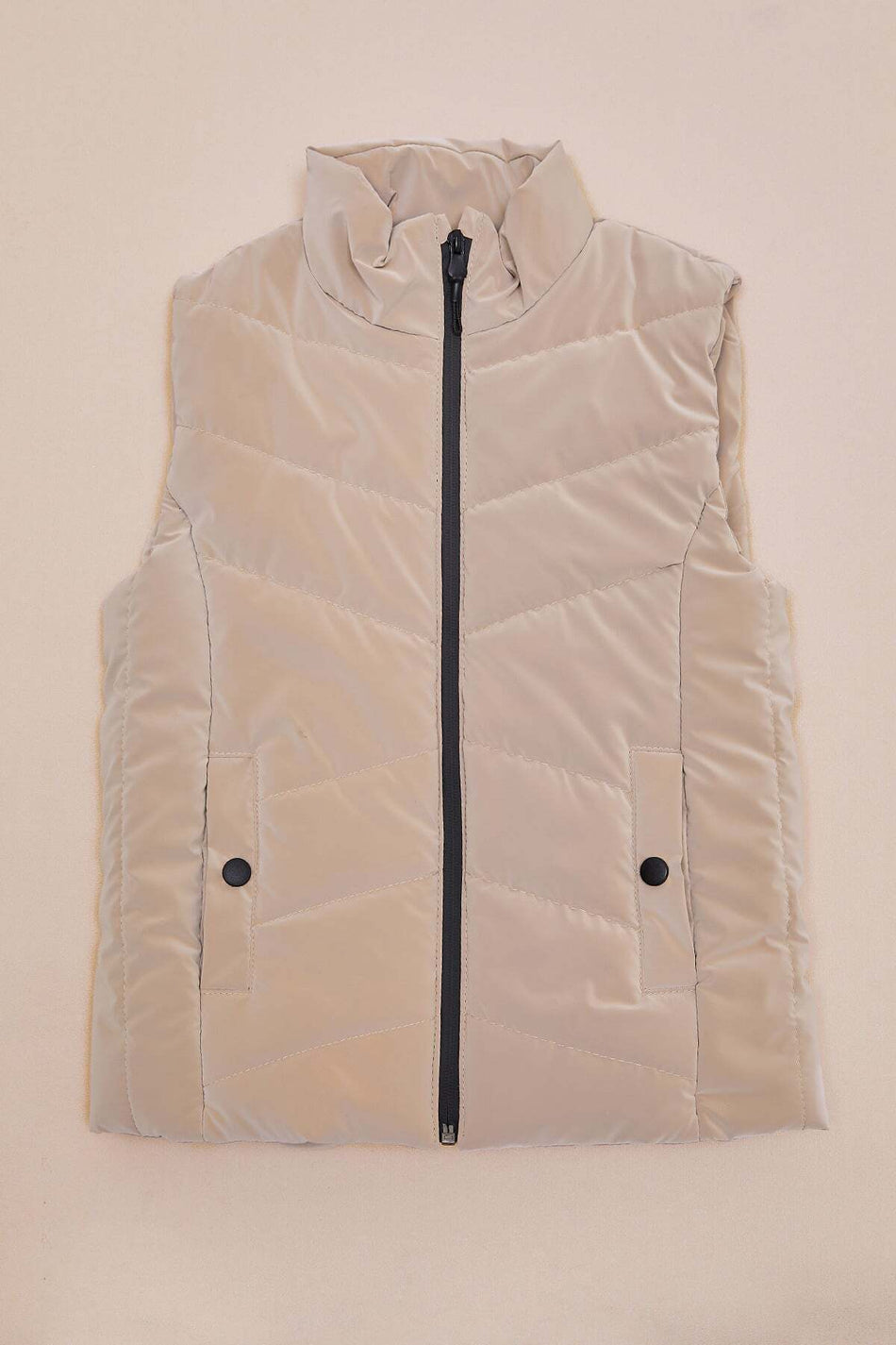 Zippered Stand Collar Unisex Children's Inflatable Vest - MALLTURK